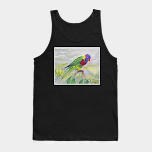 Rosella parrot Tank Top